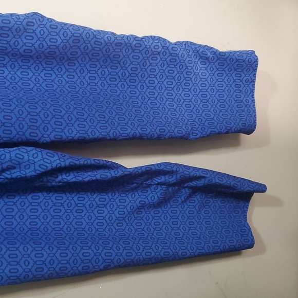 Joe Fresh Blue And Black Patterned Pants Size Large - Picture 3 of 6